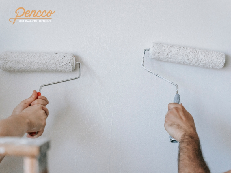 Sơn mịn là lựa chọn hoàn hảo cho trần nhà phẳng đẹp.