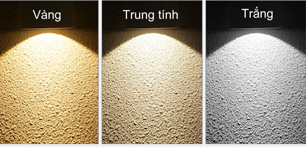 Màu sơn hiển thị khác nhau dưới ánh sáng đèn LED 