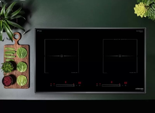 Đo lại kích thước lỗ khoét trên mặt đá khi lắp bếp từ rất quan trọng